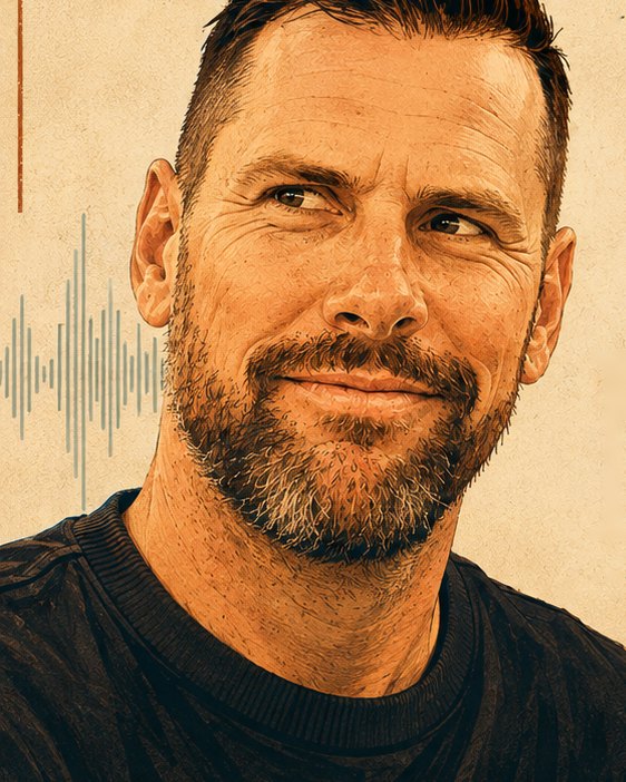 Illustrated portrait of Adam